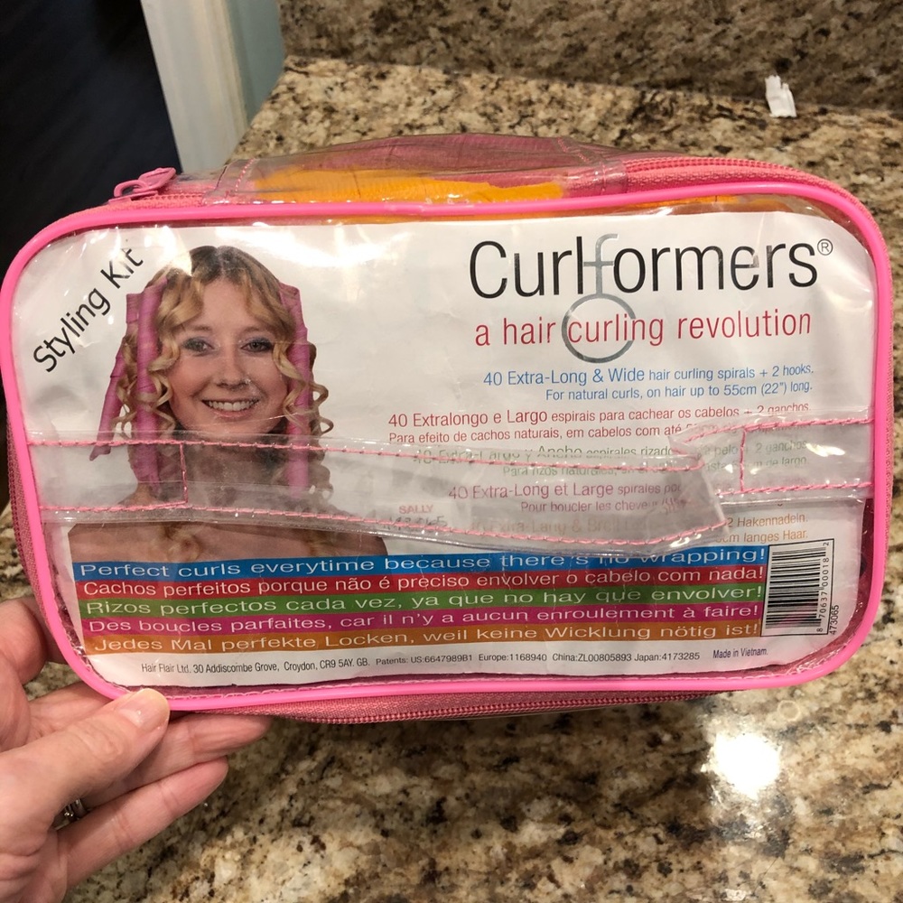 Curlformers   no heat hair curler styling kit